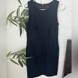 J. Crew navy shift dress size 4P